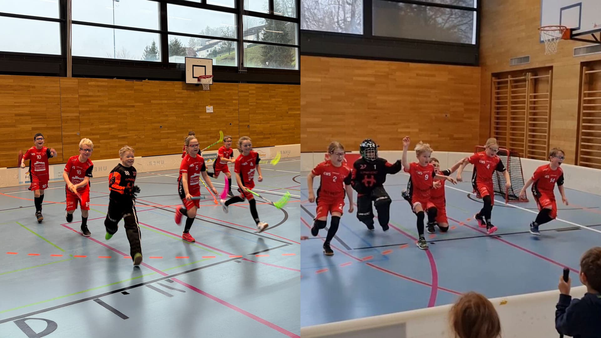 E2 4 links Junioren E2; rechts Junioren E4